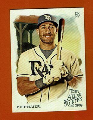 2019 Topps Allen Ginter Kevin Kiermaier 253 Tampa Bay Rays EBay