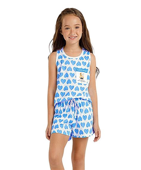 Pijama Feminino Infantil Curto Cor Amor Século Íntimo Lingerie