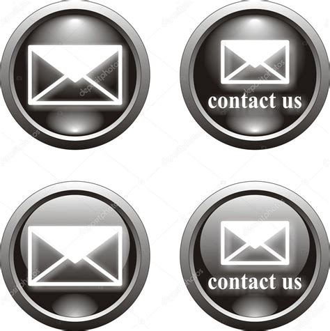 Black Email Icon Stock Vector By ©svtrotof 4817840