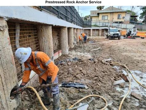 Anchoring Service Prestressed Rock Anchor Service Service Provider