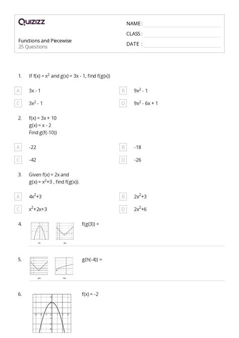 Printable Graph Sine Functions Worksheets For Year 11 Quizizz