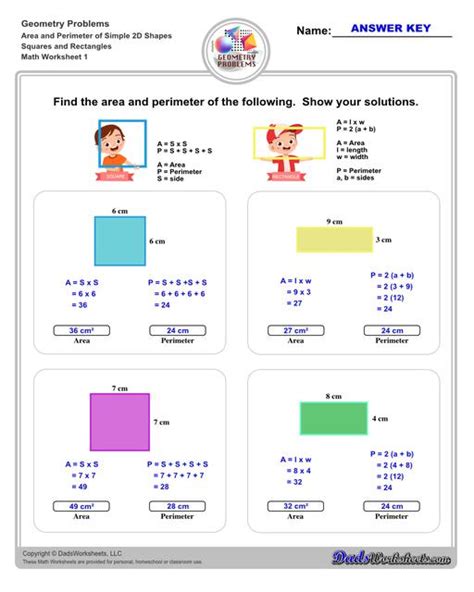 Area And Perimeter Worksheets Library