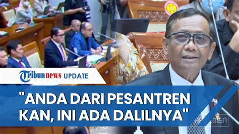 Geramnya Mahfud Md Langsung Cecar Benny K Harman Sampai Arteria Dahlan