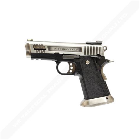 We Hi Capa Velociraptor Series Gbb Pistol Silver Silde We Hi