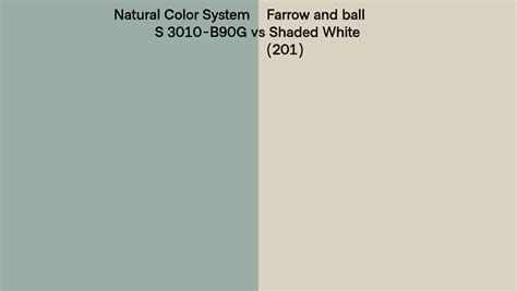 Natural Color System S 3010 B90g Vs Farrow And Ball Shaded White 201