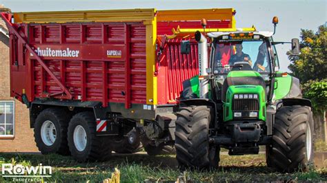 Mais Maize Harvest Deutz Newholland Loonbedrijf Van De