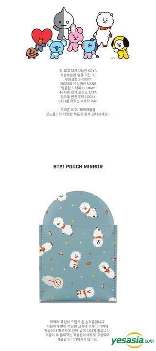 Yesasia Bt X Monopoly Pouch Mirror Mang Male Stars Gifts