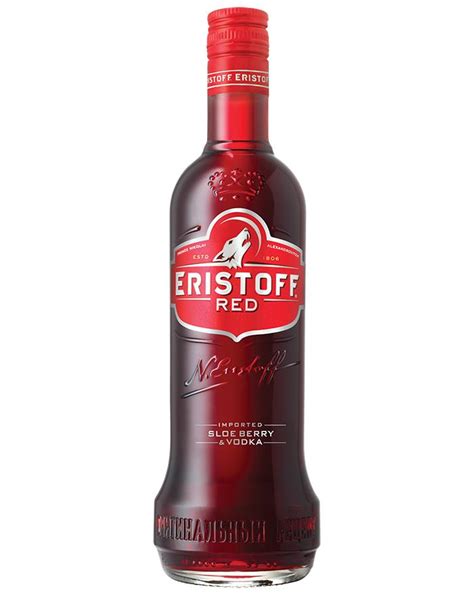 Eristoff RED With Vodka Premium French Vodka 70 Cl 18