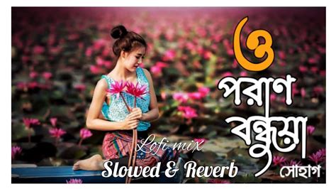 O Poran Bondhuya ও পরান বন্ধুয়া Shohag Bangla Lofi Song Slowed