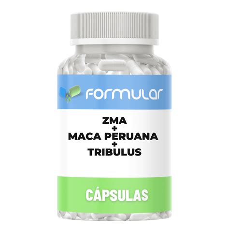 Zma Maca Peruana Tribulus Cápsulas Aumentar a Massa Muscular