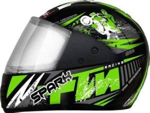 Rdx Black Green Full Face Helmet Motorbike Helmet Buy Rdx Black Green