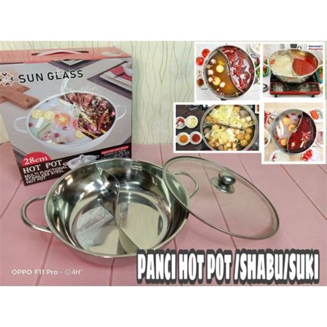 Jual Panci Hot Pot Shabu Sekat Korean Food Shopee Indonesia