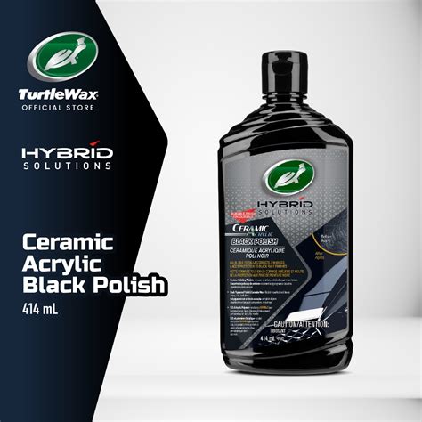 Jual Turtle Wax Hybrid Solutions Ceramic Acrylic Black Polish Ml