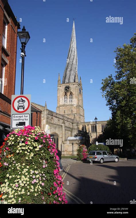 Crooked Spire, Chesterfield Stock Photo - Alamy