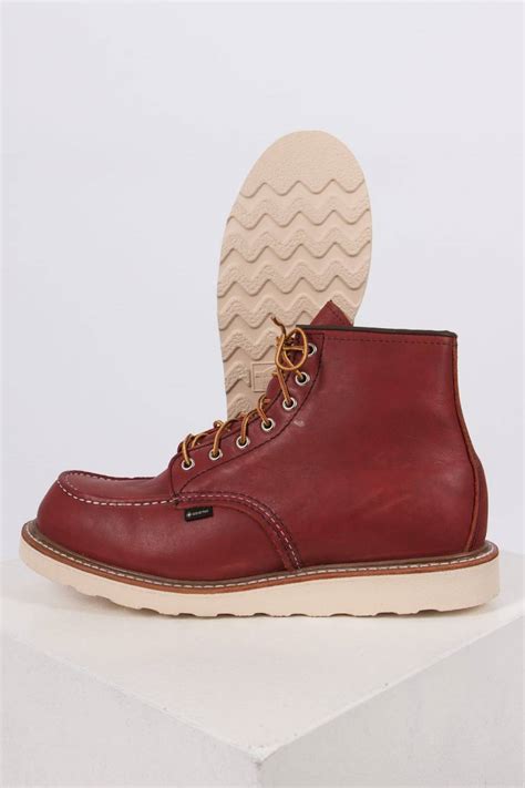 Red Wing Moc Toe Gore Tex Lining Oro P Mode Accessoires