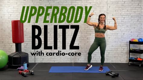 40 Minute UPPER BODY And CARDIO CORE Workout Burn 310 Calories YouTube