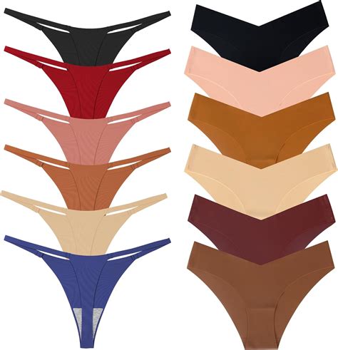 Amazon Beafulrab Women Seamless Bikini Underwear G String Thongs