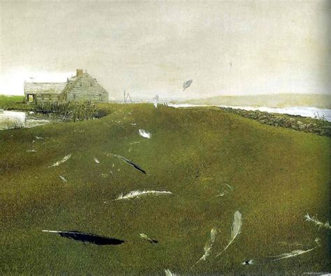 Airborne By Andrew Wyeth Tempera On Panel C 1996 Andrew Wyeth