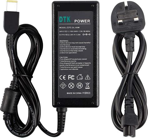 DTK 20V 3 25A 65W Laptop Charger For LENOVO Thinkpad Amazon Co Uk