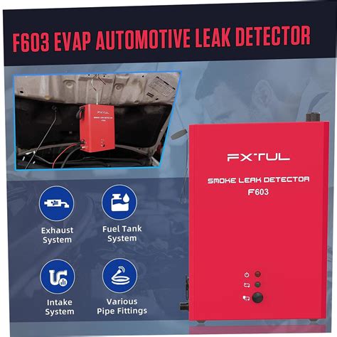 Fxtul Automotive Evap Smoke Machine Fuel Leak Detector Leak Down Tester