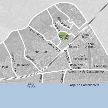 Mapa de Castelldefels, Barcelona — idealista