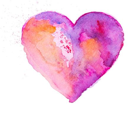 90 Heart Watercolor Free Stock Photos StockFreeImages