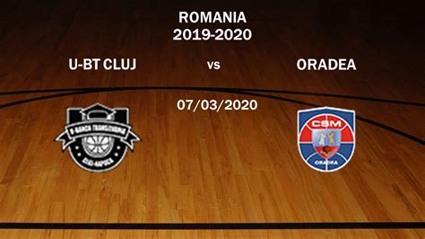 U Bt Cluj Vs Oradea Youtube