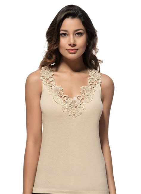 Pack Of 3 Lace Trim Womens Dressy Cami Tank Tops Etsy