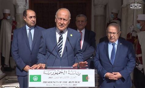 Aboul Gheit Le Sommet Arabe D Alger Un Sommet Rassembleur Algerie