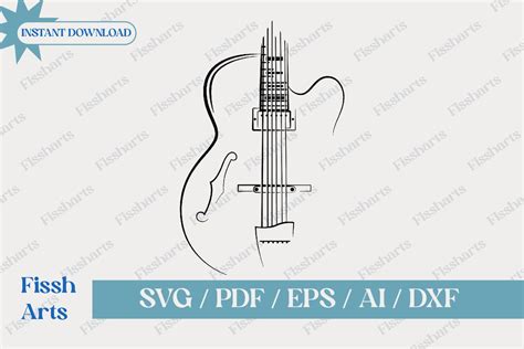 Jazz Guitar Vector Cut File Jazz Guitar Logo Jazz Music Svg Jazz Guitar ...