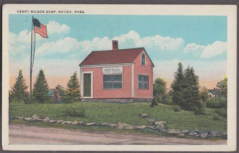 The Henry Wilson Shop at Natick MA postcard ca 1920