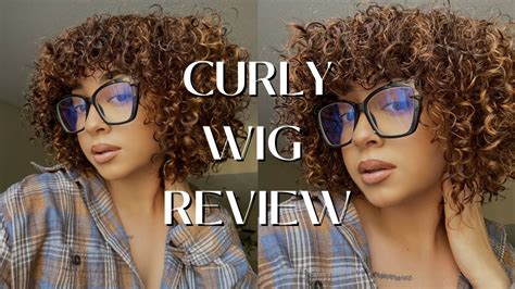 Gorgius Wig Review Messy Curly Wig With Bang Youtube