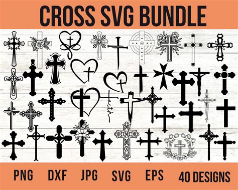 Jesus Cross Svg Bundle Old Rugged Christian Cross Svg Faith Etsy