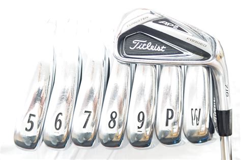 TITLEIST 716 AP2 FORGED IRON SET REGULAR FLEX XP 90 STEEL 4-PW, PW ...