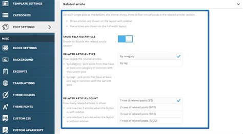 Newsmag Theme How To Set Up Related Articles