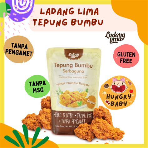 Jual Ladang Lima Tepung Bumbu Serbaguna 150 Gram Tepung Sehat NON MSG