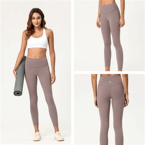 Lulu Premium Nude High Waist Slim Yoga Peach Hip Lift Ninth Pants M Shopee Philippines