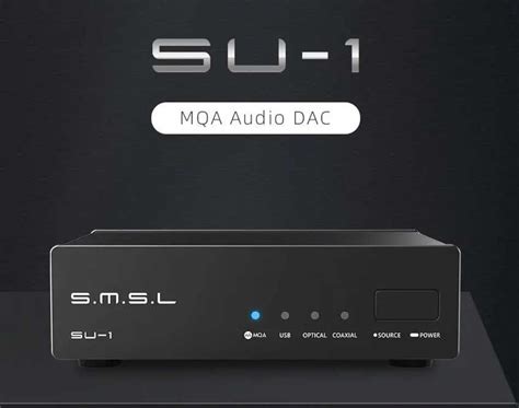 HiFi ЦАП SMSL SU1 MQA USB DSD внешняя звуковая карта AK4493S XMOS 3