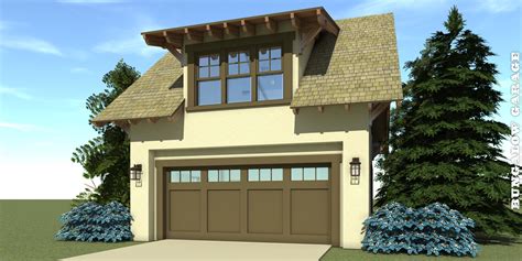 Craftsman Garage Apartment. 2 Car Garage. Tyree House Plans.