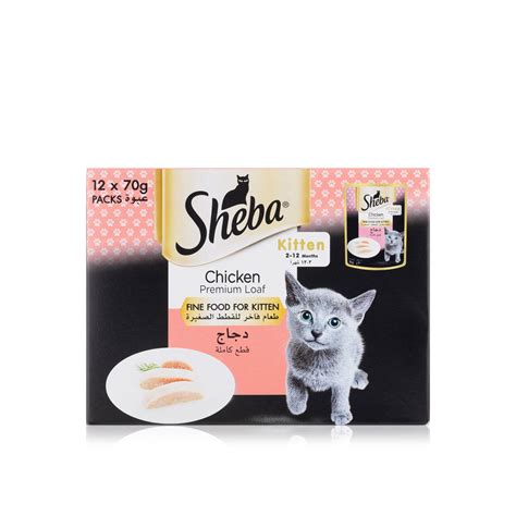 Sheba Chicken Premium Loaf Kitten Food 12 Pack Waitrose Uae And Partners