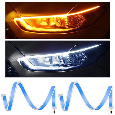 Daytime Running Light Flexible Soft Tube Guide Car Led For Citroen C5 C3 C4 Picasso Xsara