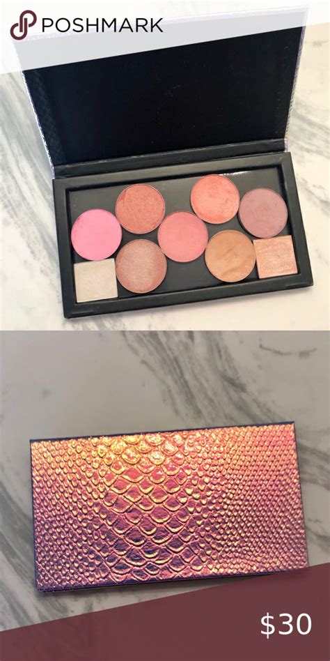 Magnetic Palette W Blushes Cute Iridescent Magnetic Palette With Misc