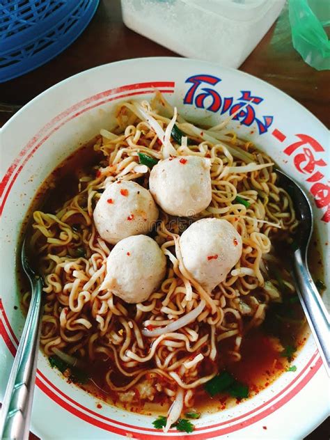 Instant Noodle Editorial Stock Photo Image Of Pork 124512918