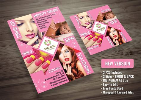 Beauty Salon Flyer Psd