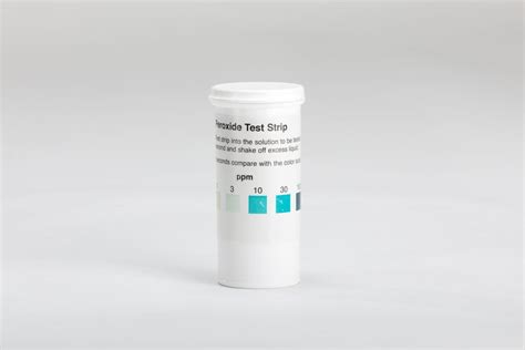 Hydrogen Peroxide Low Range Test Strips Ppm Per Tub