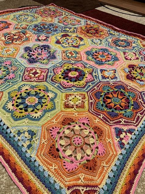 Persian Tile Blanket Pattern By Jane Crowfoot Blanket Pattern