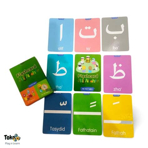 Jual Mainan Edukasi Anak My First Flashcards Hijaiyah Kartu Huruf Iqro