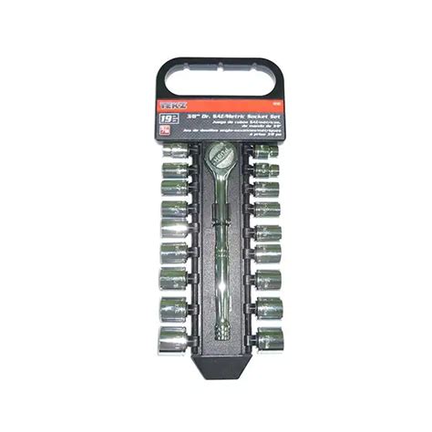 Titan 3/8″ Dr 19 Piece Socket Set – HNT Tools