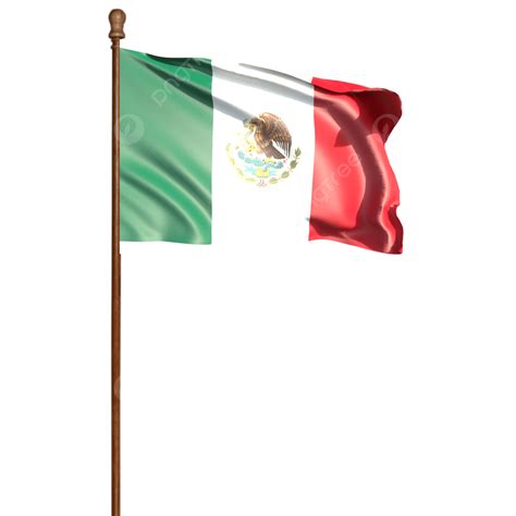 Bandera De M Xico Con Asta Png Bandera De Mexico Con Poste