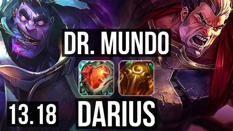 Mundo Vs Darius Top 3 0 7 800k Mastery 300 Games Na Diamond